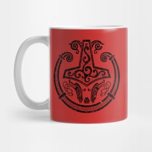 Viking Thors Hammer Norse Pagan Scandinavian Mjolnir Mug